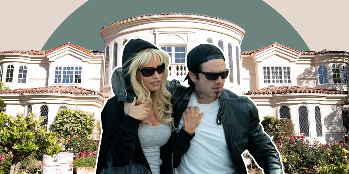 How Pamela Anderson and Tommy Lee's Malibu Mansion Was Recreated for Hulu's  Pam & Tommy
