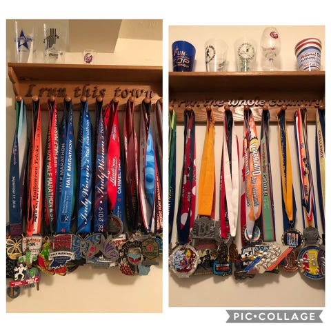 Creative Ways to Show Off Your Medals and Bibs - Runner's World