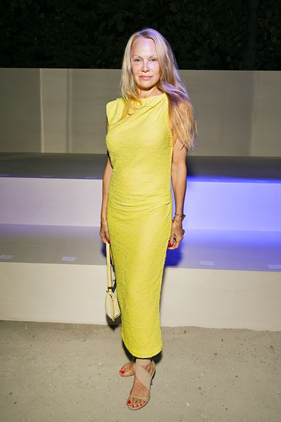 Pamela Anderson Goes Makeup Free At Paris Fashion Week 2023 