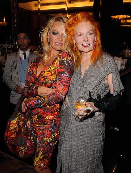 Pamela con Vivienne Westwood