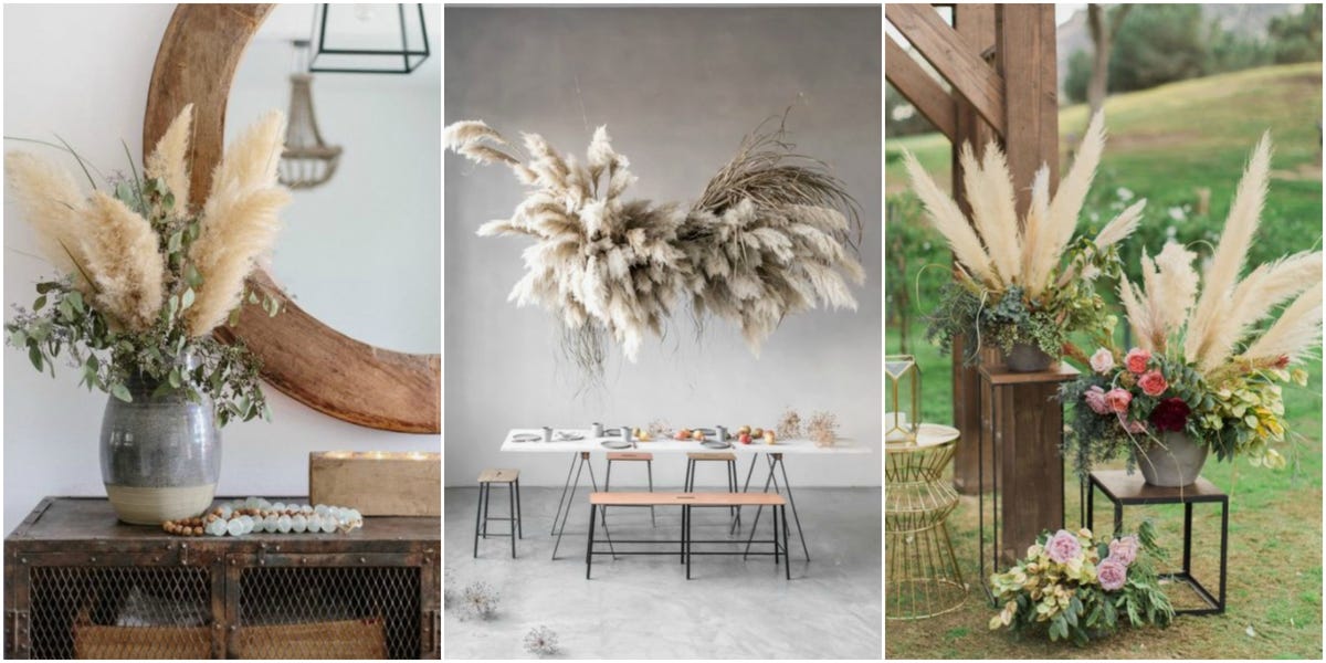 Decorating With Pampas Grass - Pampas Grass Decor Trend