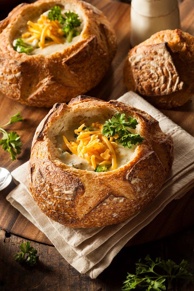 recetas con pan pan relleno de queso cheddar y brócoli