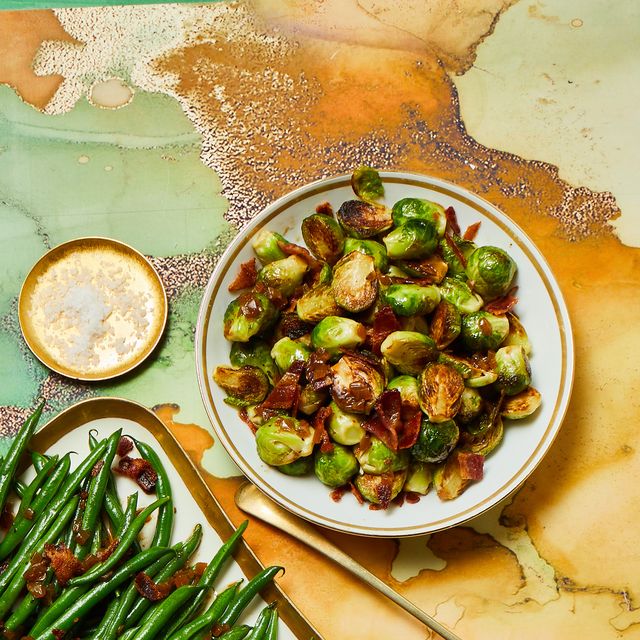 pan roasted brussels sprouts