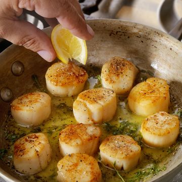 pan searing scallops in butter