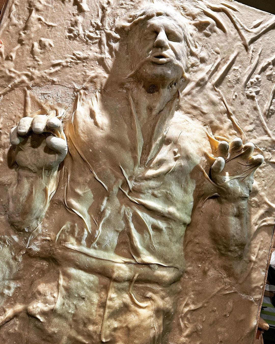 This Amazing 'Pan Solo' Star Wars Bread Sculpture Is 6 Feet Tall