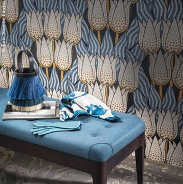 Blue, Textile, Room, Linens, Teal, Natural material, Collection, 