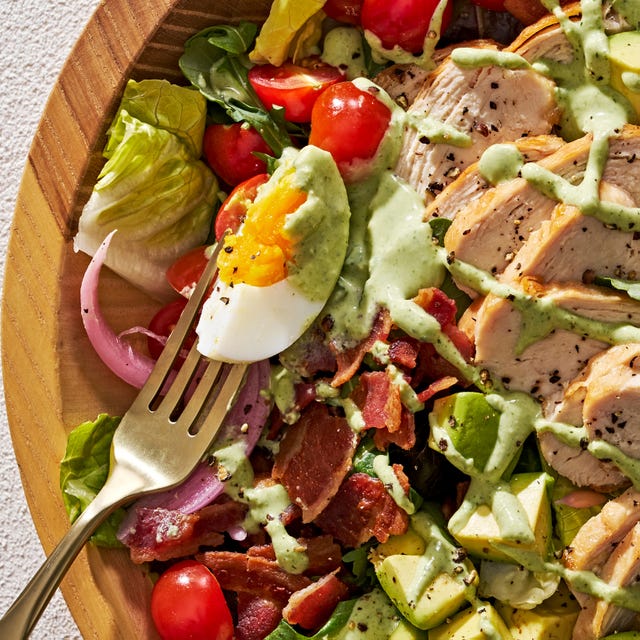 Best Copycat Panera Green Goddess Cobb Salad - How to Make Panera Green ...