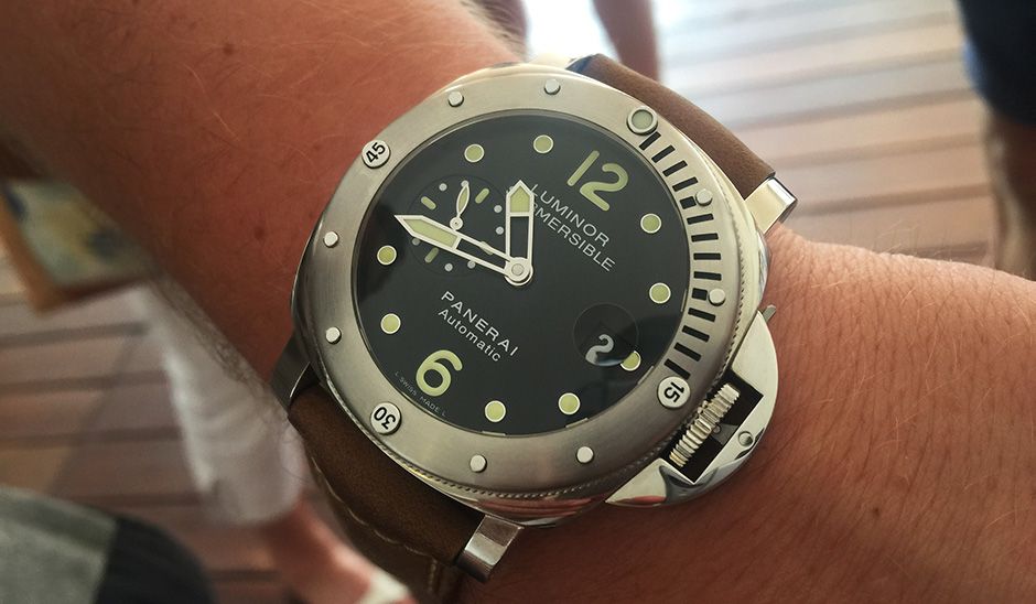 The many watches of the Royal Navy Clearance Divers including a custom made Panerai