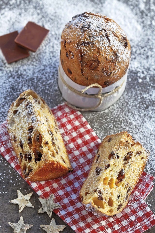 panettone de chocolate, una receta italiana deliciosa