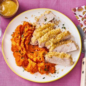 the pioneer woman panko crusted pork chops with carrot mash