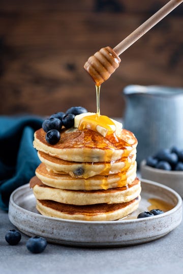 pannenkoeken eiwitten honing banaan