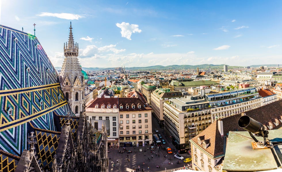 Panoramic view of Vienna