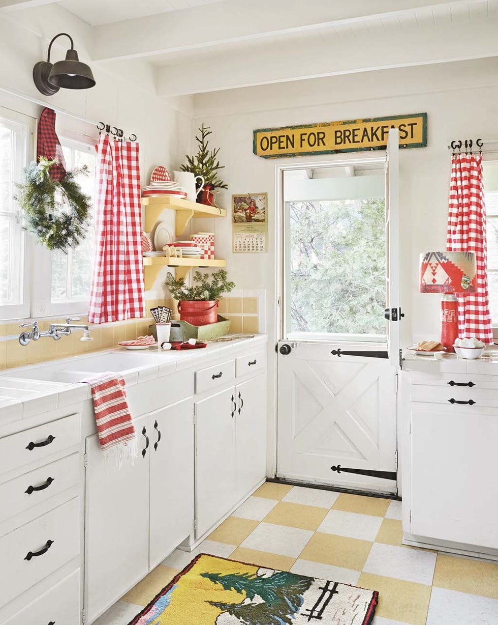 COCINA DECORADA PARA NAVIDAD