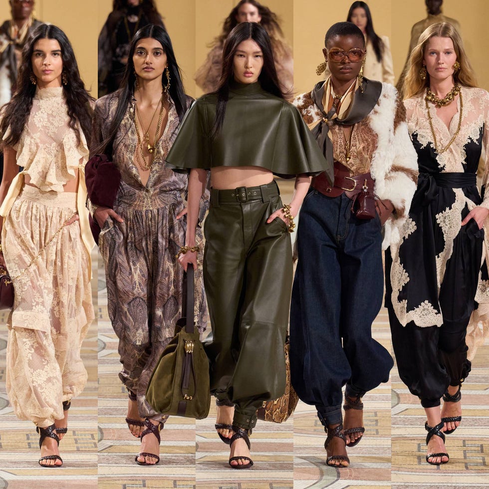 pantalones harem pasarela otoño invierno 2025