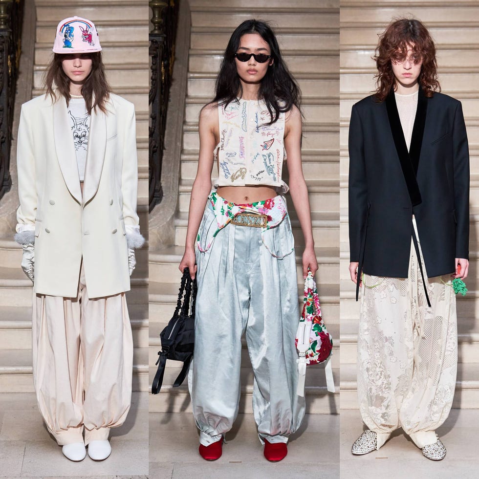 pantalones harem pasarela otoño invierno 2025