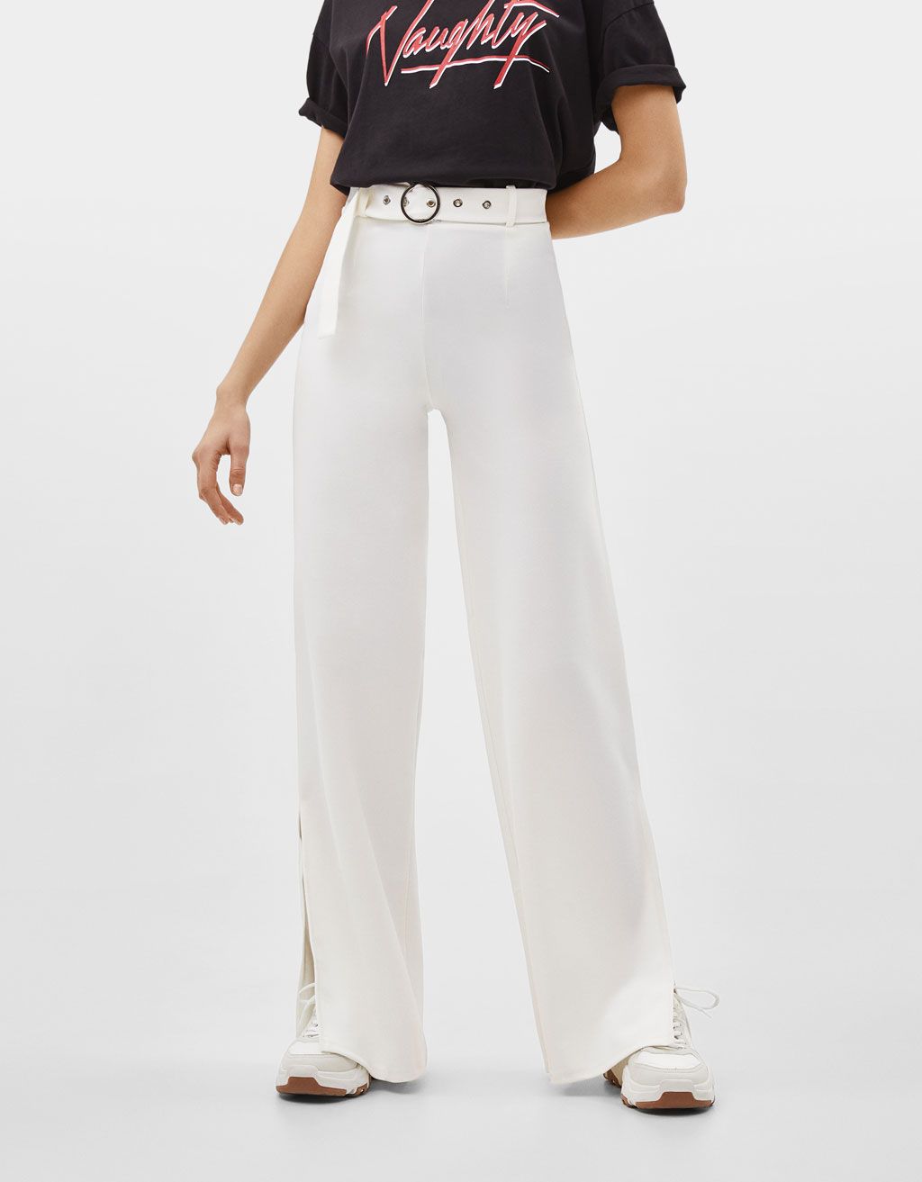 Pantalon palazzo bershka new arrivals