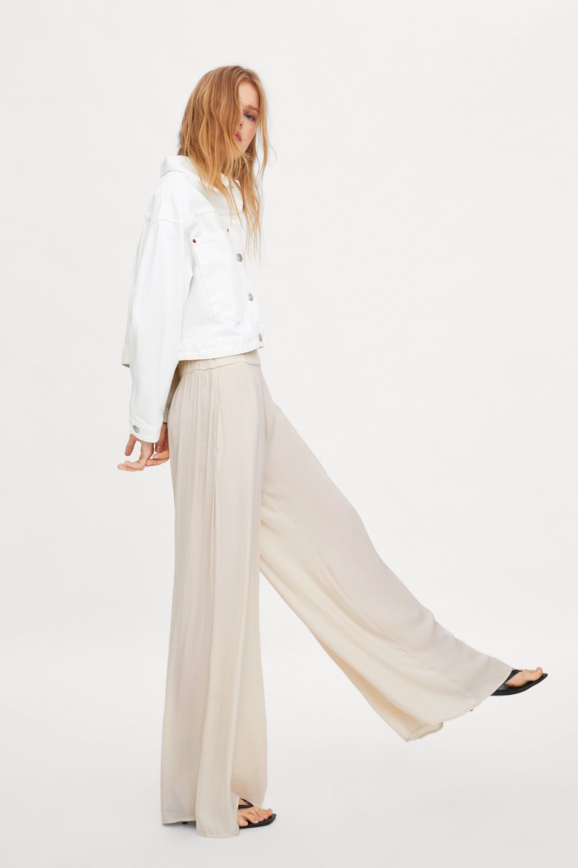 Los pantalones blancos de Zara favoritos de las 'influencers