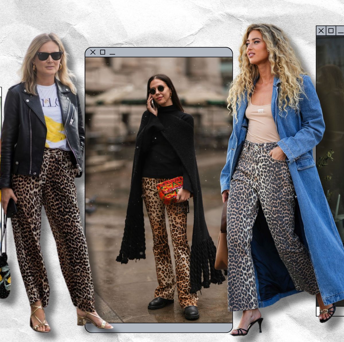 El pantalón de leopardo es el favorito de las estilistas para este invierno  2024 y así lo combinan ellas