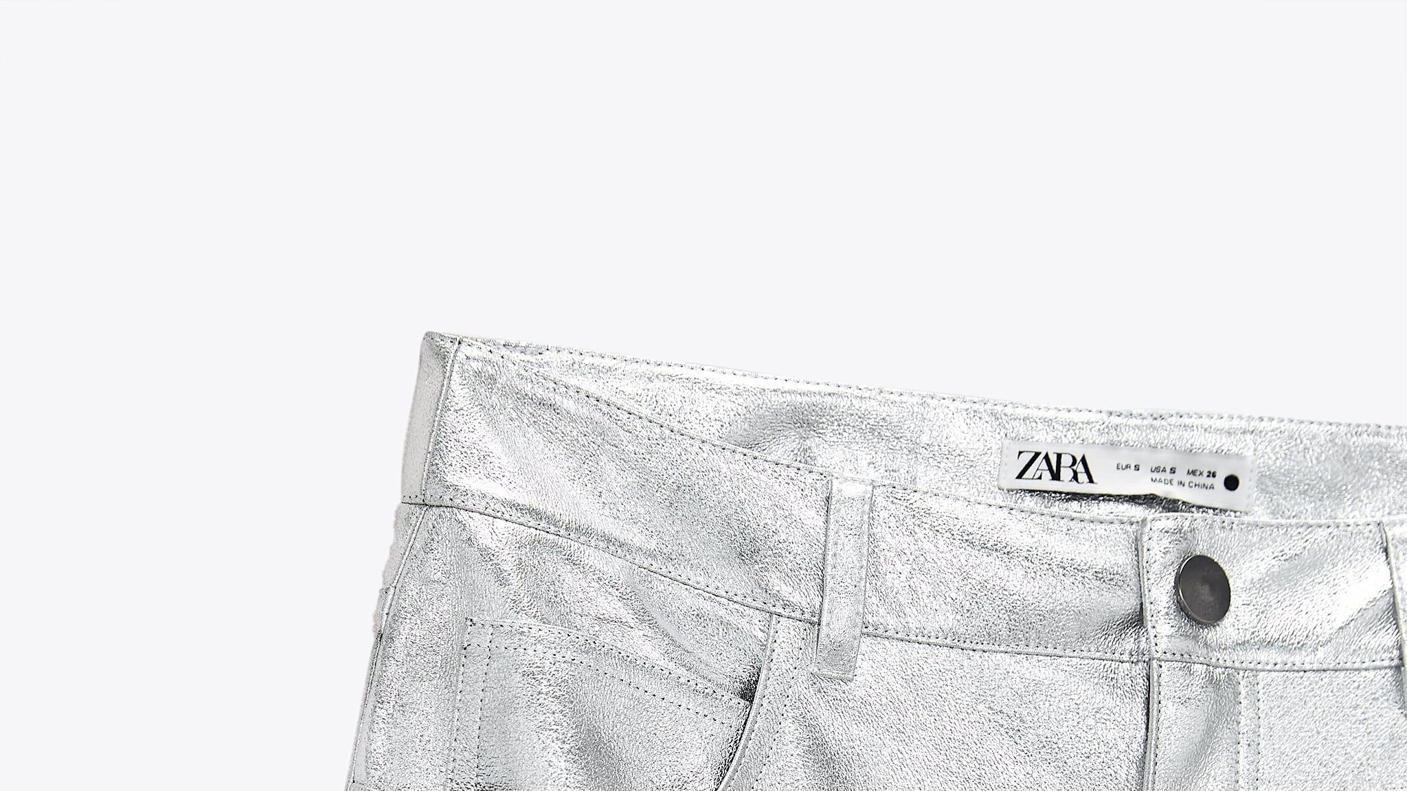 pacífico reposo viernes Flipa con estos pantalones metalizados de Zara