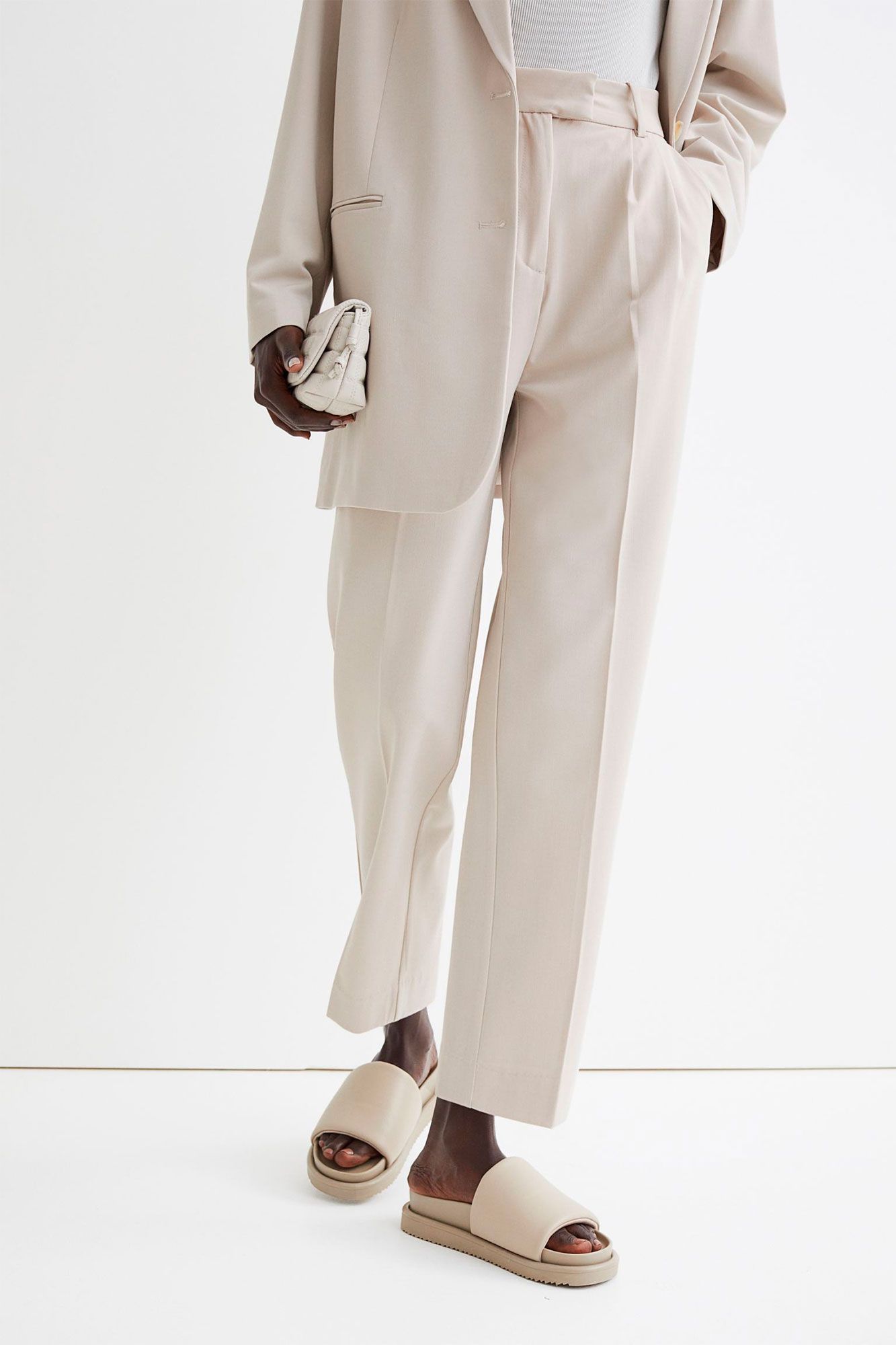 El pantalón de vestir tobillero color de H&M más