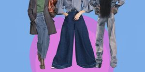 pantaloni autunno inverno 2021, il jeans è il pantalone donna per l'inverno su cui investire, scegli tra pantaloni jeans a vita alta e il pantalone jeans a zampa