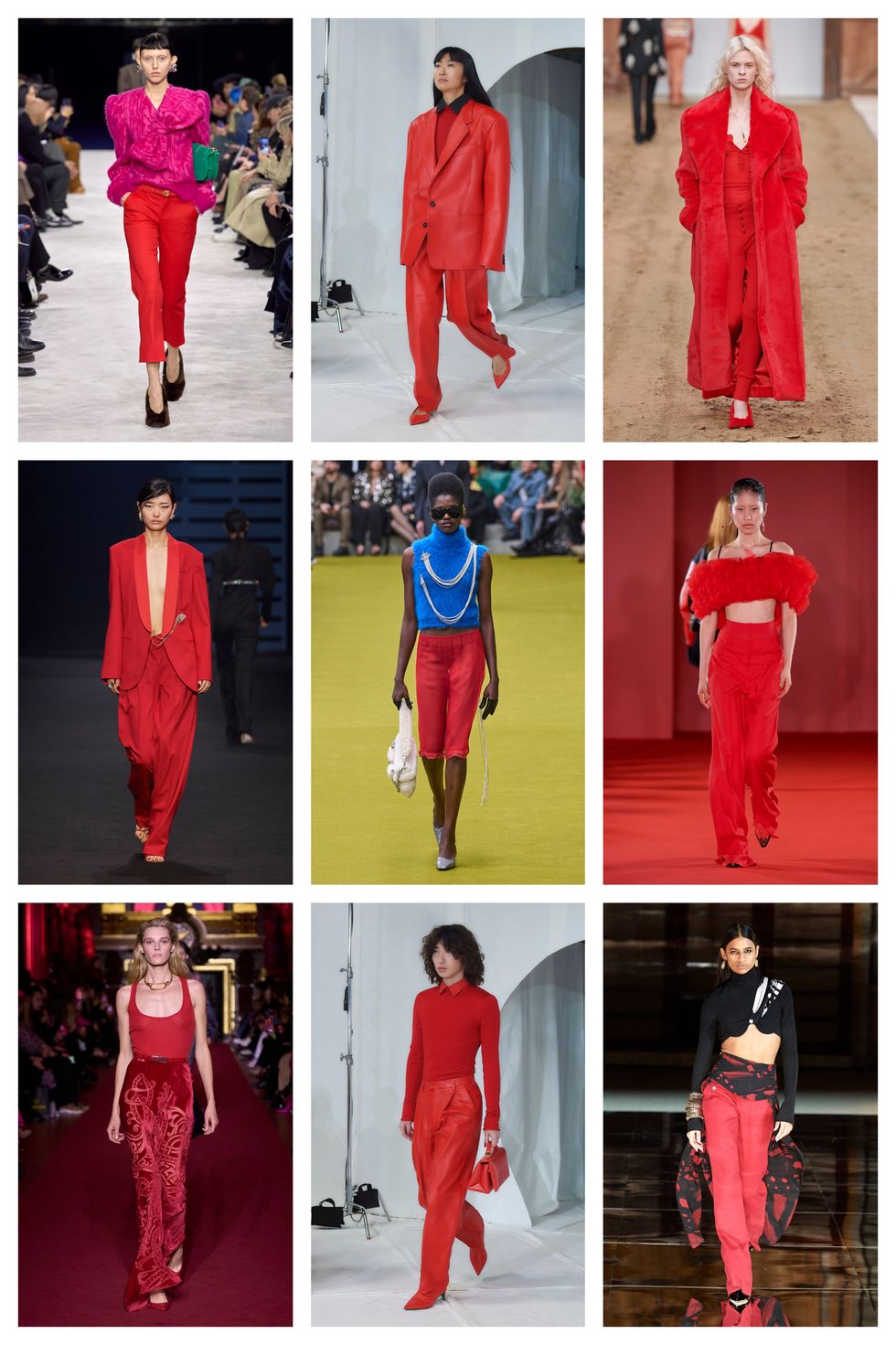 red pants trend