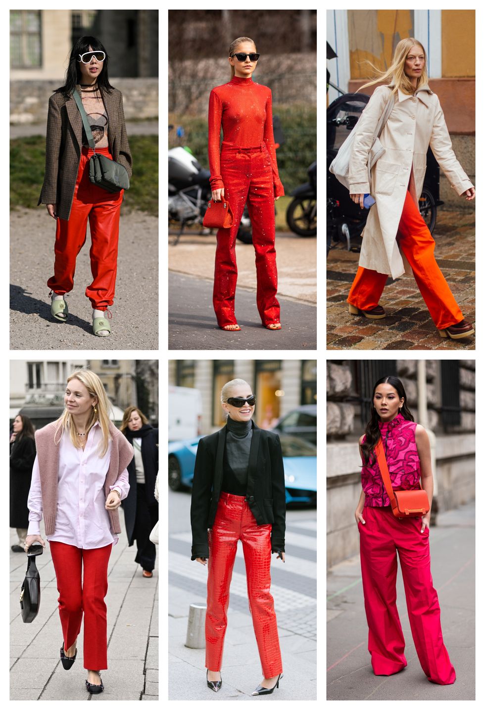 red pants trend