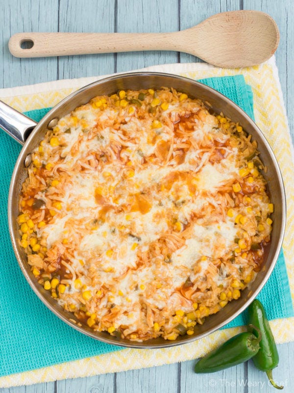 Enchilada Chicken Skillet
