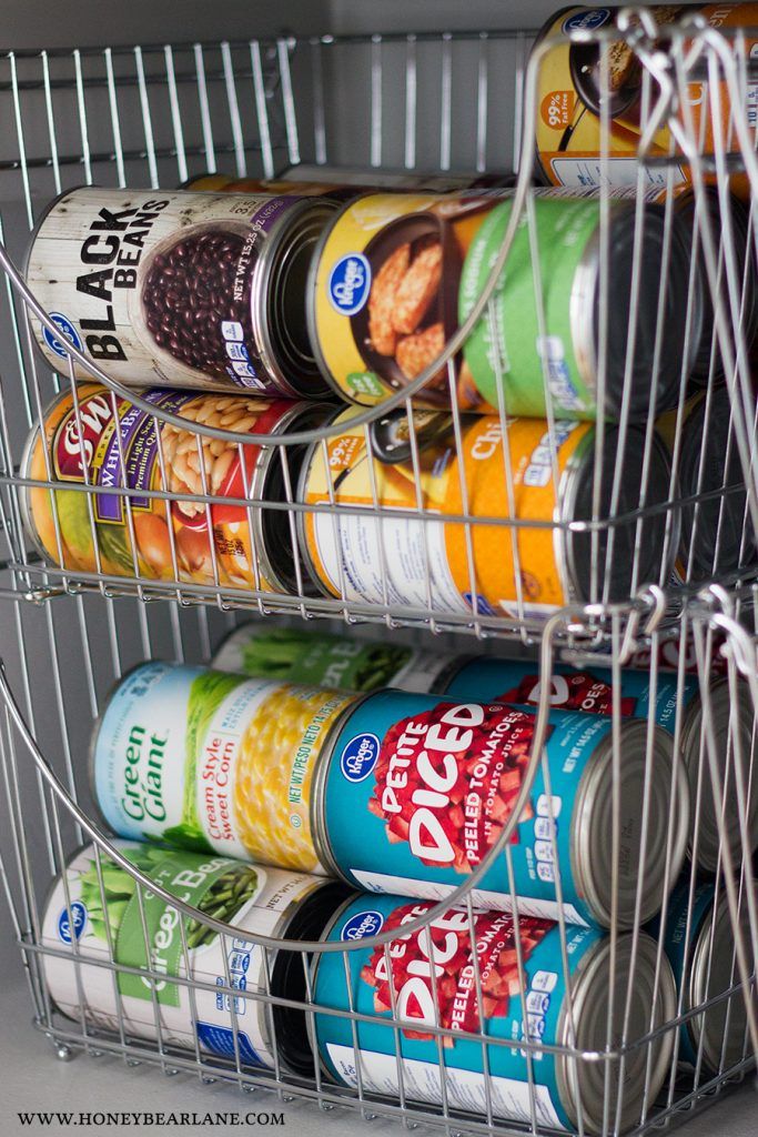 Can (Canned) Food Goods Storage Rack: Best Pantry Storage Ideas