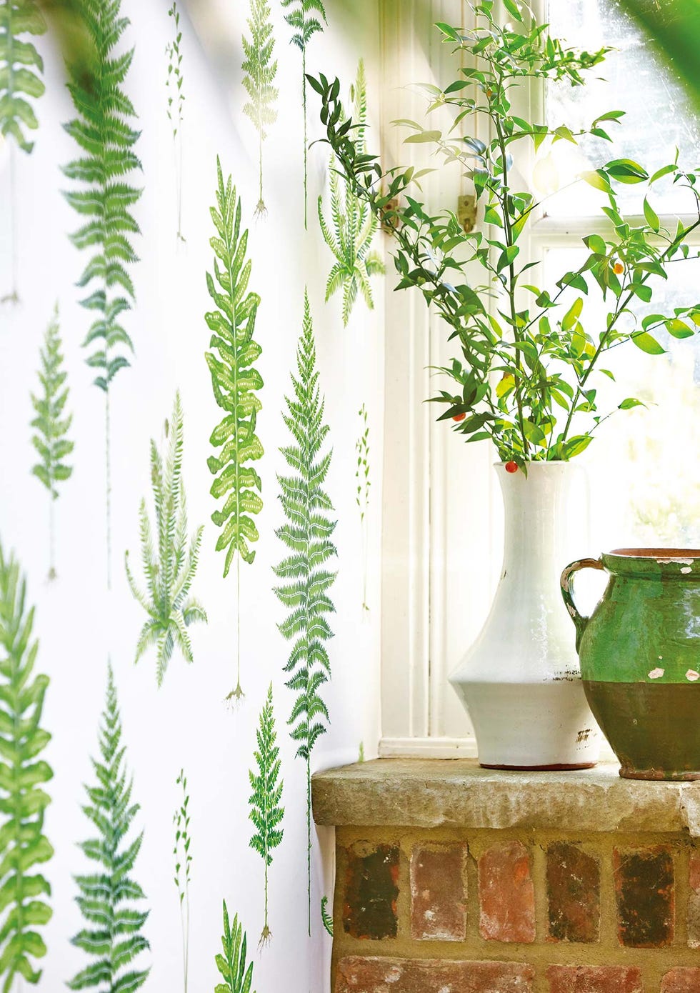 papel pintado de motivos naturales