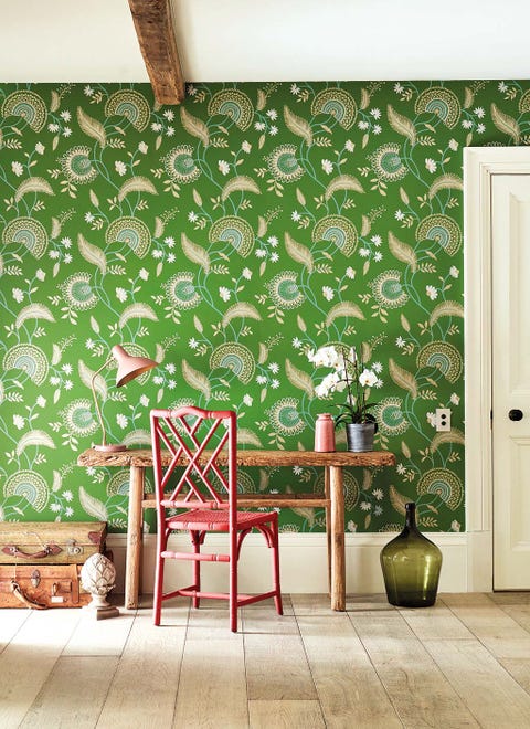 Papel pintado verde Papel pintado verde