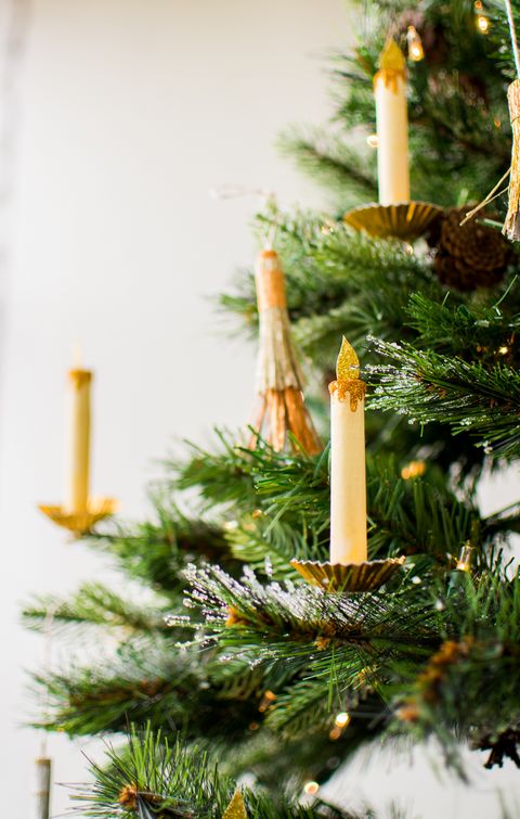 Paper Candle DIY Ornaments