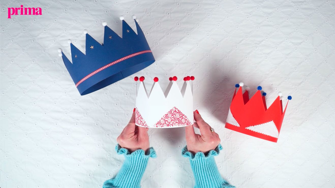 How to make paper crowns for King Charles' coronation
