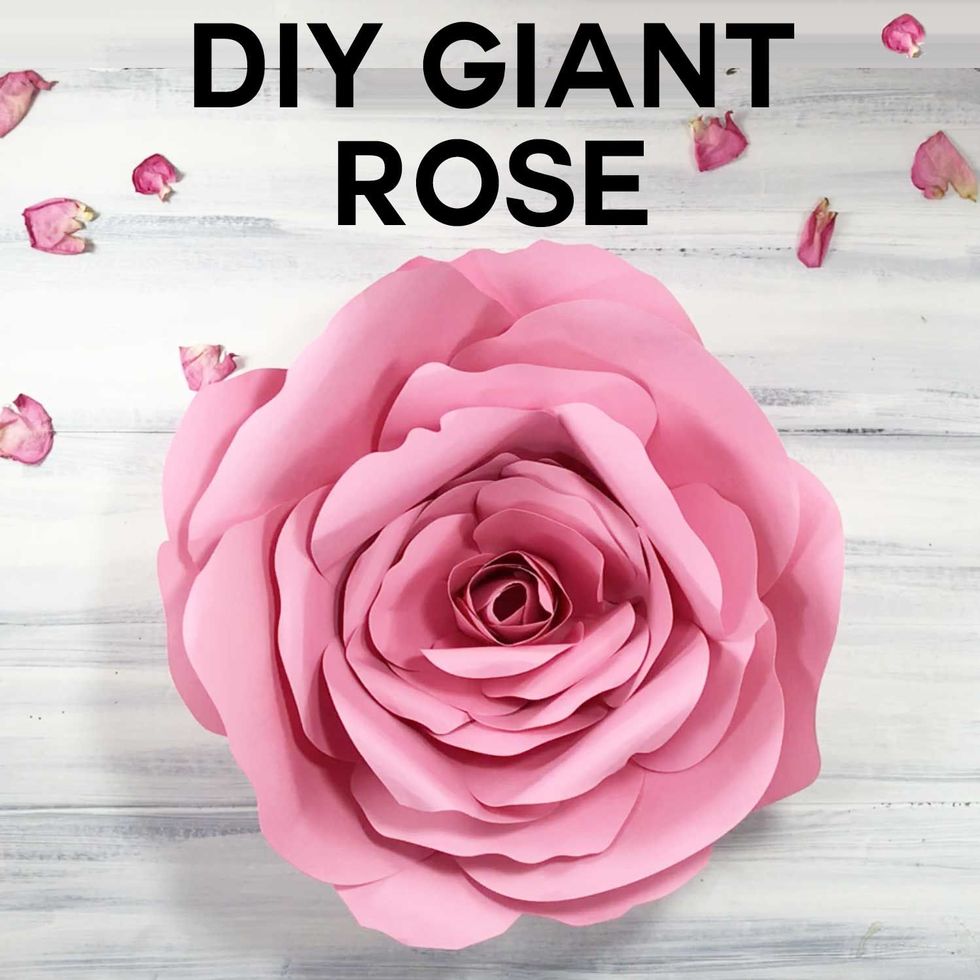 paper flowers giant rose