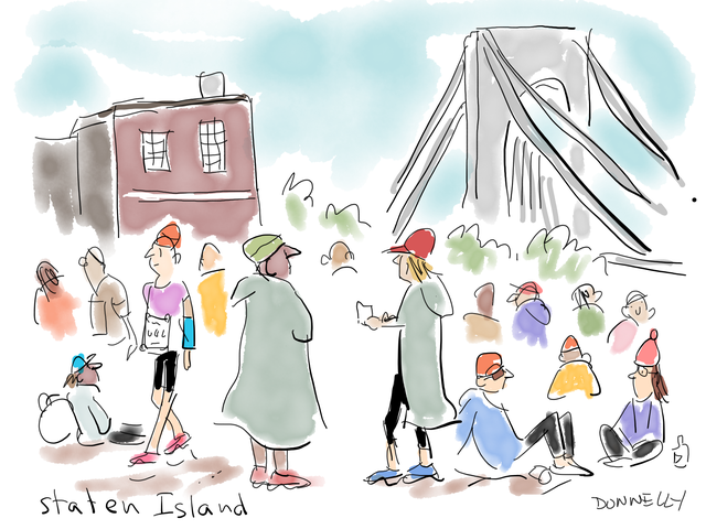 Cartoon, People, Illustration, Art, Child, Gesture, Pole, 