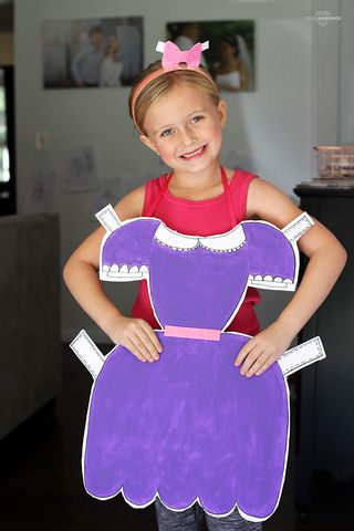 Paper Doll Amazon Boxtume Halloween Costume