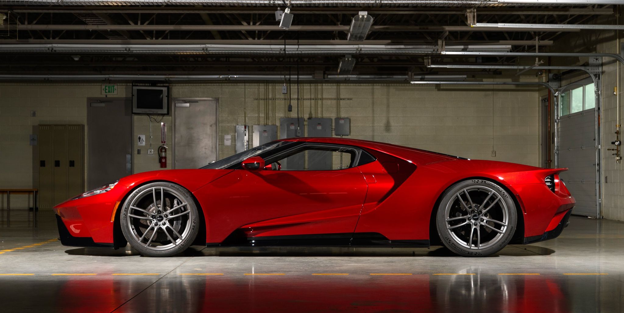 Red Ford GT Supercar