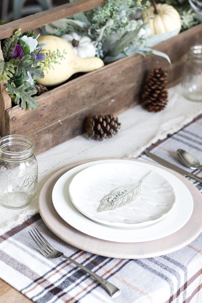 thanksgiving place cards - parchment paper printable