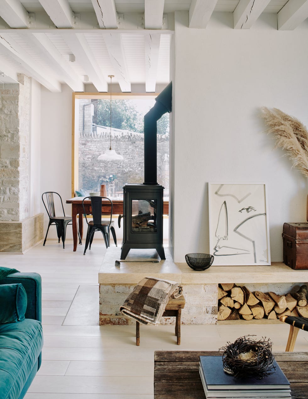 living room in parchment works by will gamble architects with styling by olivia gregory