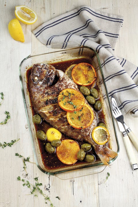 Pargo con cítricos al horno pargo con cítricos al horno