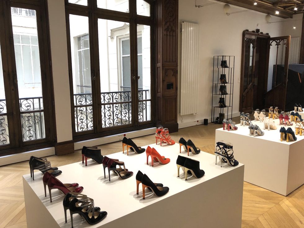 Parigi showroom scarpe Bettina