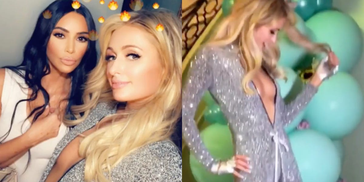 Paris Hilton steps out in strange patterned playsuit and mis