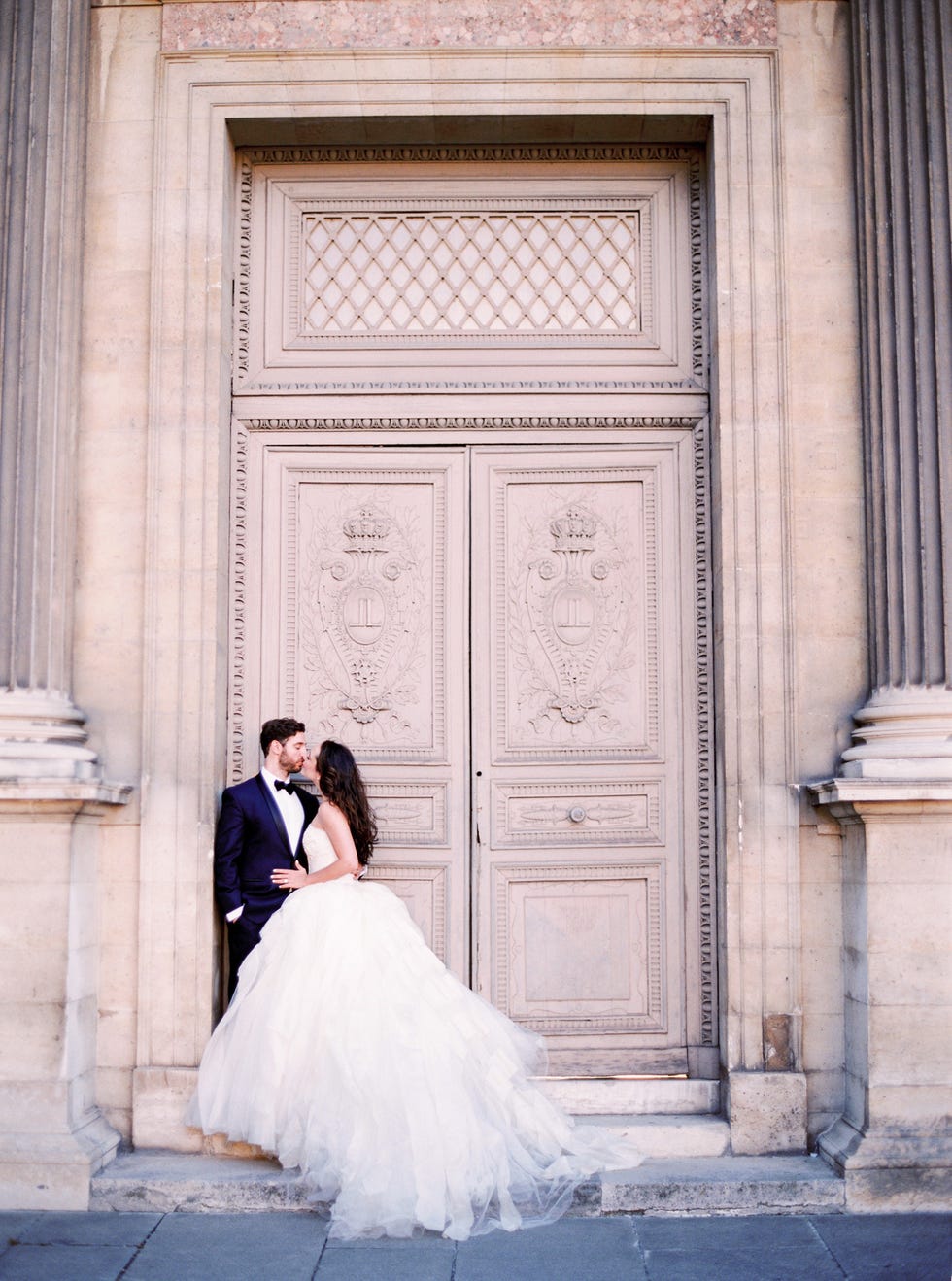 Elegant wedding in Paris published in Brides - Audrey