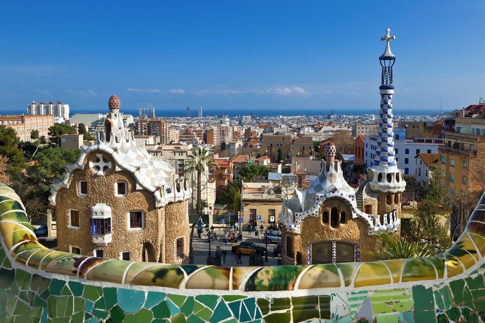 park guell, barcelona, spain