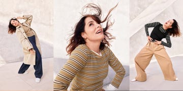 parker posey gap trench coat