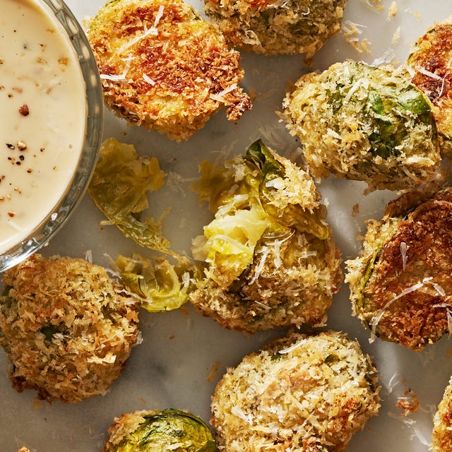 parmesan crusted brussels sprouts