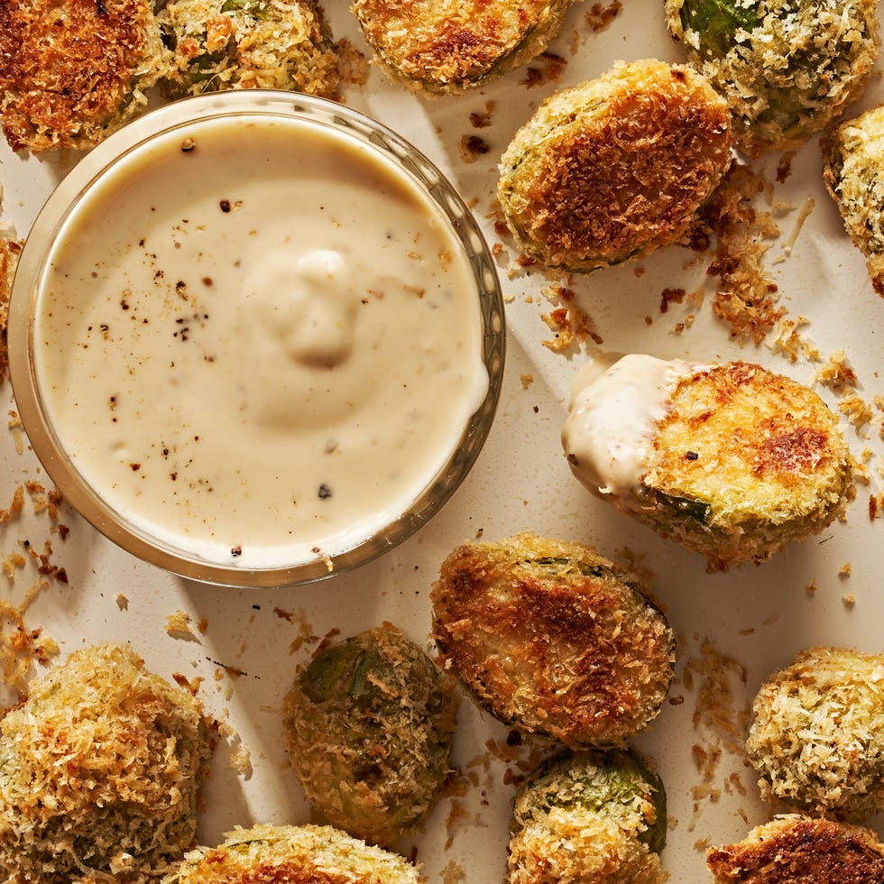 parmesan crusted brussels sprouts