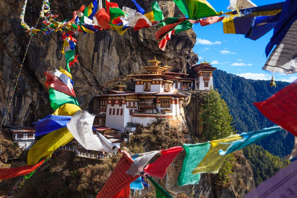 het boeddhistische taktshangklooster in bhutan