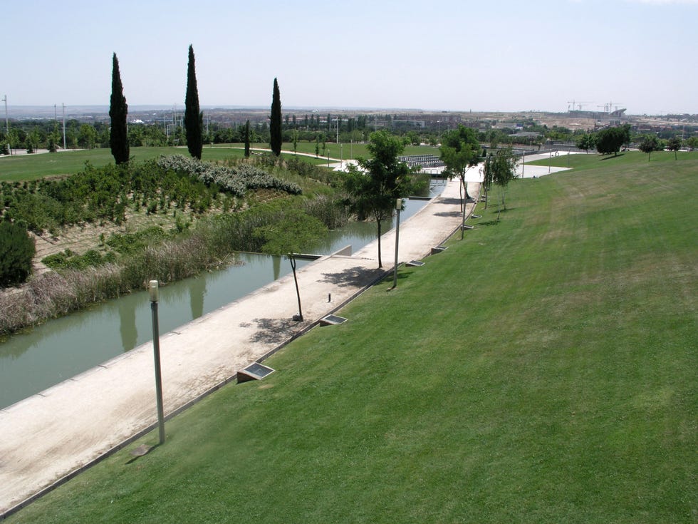ciudad, parques, españa, running, verano