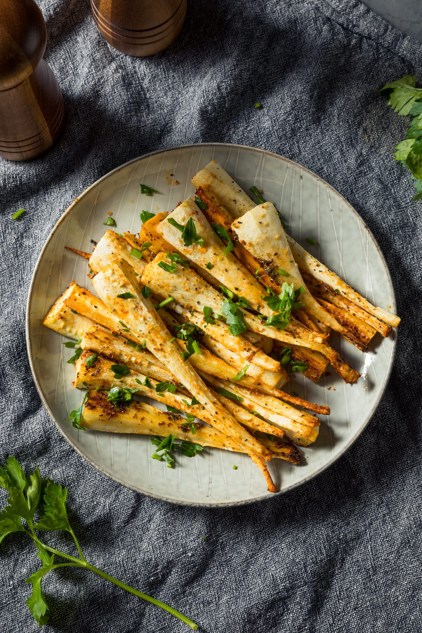 roasted parsnips